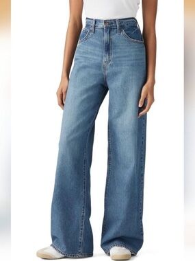 Levi’s Cinch Baggy High Rise Wide Leg Jeans EUC ✨